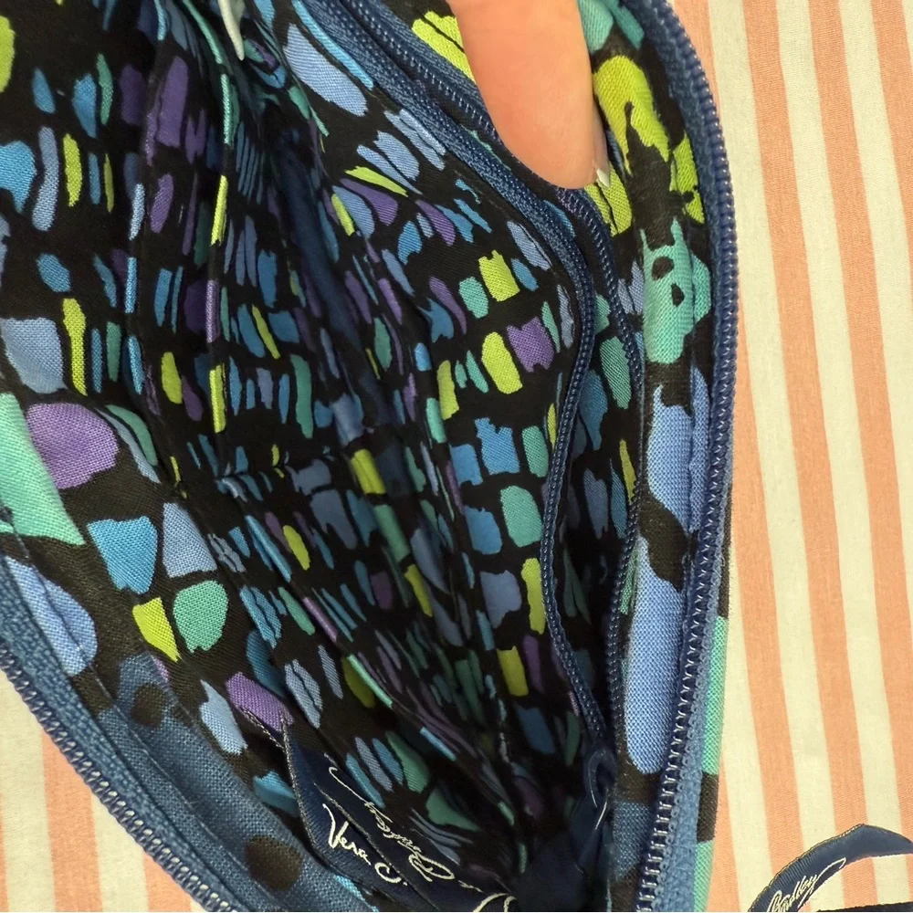 Vera Bradley Blue Floral Clutch